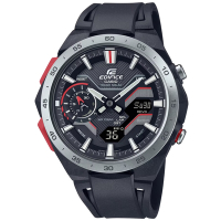 CASIO 卡西歐 EDIFICE 太陽能x藍牙連線 賽車計時腕錶 母親節 禮物 48.2mm / ECB-2200P-1A