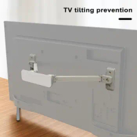 Adjustable Tv Bracket Door Window Bracket Adjustable Tv Anti-fall Bracket Easy Installation Safety Straps for Baby Proofing