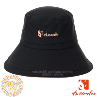 【ACTIONFOX】新款 抗UV排汗透氣遮陽帽UPF50+.防曬帽.漁夫帽(631-5437 黑)