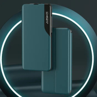 Smart Window Leather Flip Phone Case For OPPO Find X3 Pro A9 A5 2020 A11X Reno 2F 2Z 2 Coque Fundas 50pcs/Lot