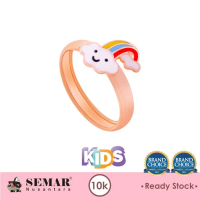 Cincin Emas Anak Colour Sweet Rainbow Gold 10K Semar Nusantara