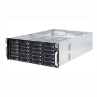 datacenter rackmount xeon e5 cpu 8g memory 192t 384t 1000W psu storage 4u 24Bays rack Server