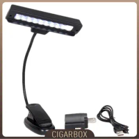 10 LED Clip-on Guitar Piano Music Stand Table Night Lights Flexible Reading Book Light USB Rechargeable Battery Operated Lamp