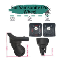 For Samsonite 058 Universal Wheel Replacement Suitcase Rotating Smooth Silent Shock Absorbing Wheels travel suitcases case Wheel