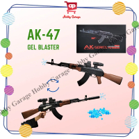 Mainan Tembakan Anak WGG AK47 Water Gel Blaster AKM Gun Watergel With HoloSight