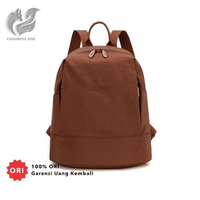 FOX 1260 Tas Ransel Wanita Backpack Wanita Remaja Tas Bahan Anti Air Redwood