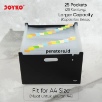 (pcs) Expanding File Box Joyko A4 EF-7 25 Sap / Pocket Map Folder
