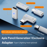 Mini Connector Charger for Apple Pencil 1 Adapter Charging Cable Cord For Apple iPad Pro Pencil Easy Charge Charger Accessories