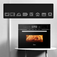 Midea Built-in Oven Steam Grill 2 In 1 Home Kitchen 36 Liters Electric Steam Oven LED Touch Control Built-in Oven Cabinets