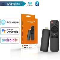 Smart TV Stick H313 Android 10 TV HDR Set-Top Box OS 4K BT5.0 Wifi 6 2.4/5G Smart Stick Android TV Box Stick Portable Player