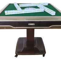 144pcs Tiles Automatic Mahjong Table With 2 Sets Tile Entertainment Gambling Table