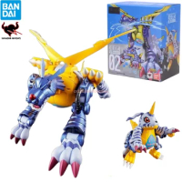 In Stock Bandai Digimon Anime Figures,Metal Garurumon Action Figure, Digimon Adventure PVC Action Figure Toys Collection Gift