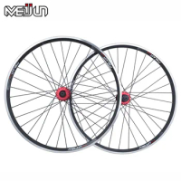 Mountain bike wheel set 26/27.5/29inch 2 bearings 7-10 speed 32H chain brake 29er Aluminum alloy bicycle wheel V-brake wheelset
