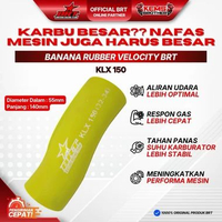BANANA RUBBER VELOCITY BRT KLX DTRACKER ORIGINAL BRT karbu 30 (pakai crf)