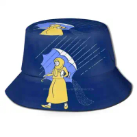 Hijabi Morton Salt Girl Korean Style Outdoor Sun Hat Bucket Cap Salt Girl Mortons Salt Mortons Iodiz