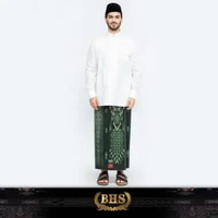 Sarung BHS Infinity Gold Motif V32 KJC SJ Hijau Tua