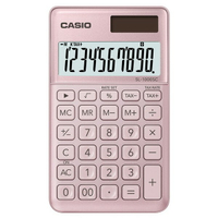 CASIO口袋時尚計算機-粉紅