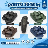 PORTO 1045 M sandal selop pria dewasa karet size 39 40 41 42 43 44 41