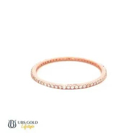 UBS Gold Cincin Emas - Cc16914 - 17k 12 Rose Gold