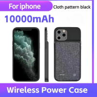 10000mAh Battery Charger Case for IPhone 11 12 13 14 Pro Max XR XS Max Mini Portable Power Bank Charging Cover Back Clip Battery