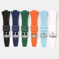 For Tissot PRX Liquid Silicone Watch Strap Band 12mm 26mm Full White Watchbands Bracelet Quartz Automatic Wrist Belt Men Women