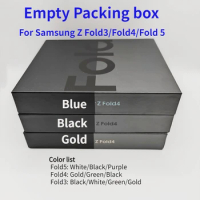 New Retail Box For Samsung Z Fold5 Fold4 Fold3 Fold2 5G Empty Packing Box or with Accessories for Z Fold 3 4 5 2 5G Phones