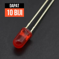 LED 5MM 5 mm Merah Red 10 PCS 10PCS