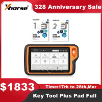 Xhorse VVDI Key Tool Plus Pad Full Configuration (Global Version) Plus GODIAG Key Tool Plus Practical Instruction 1&amp;2 Two Books