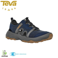 【TEVA 美國 男 Outflow CT-護趾運動涼鞋《靛藍》】TV1134357/登山/涼鞋/溯溪鞋/護趾鞋