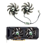 2 fans brand new for Maxxuan GeForce GTX1060 1070 1070ti Giant OC graphics card replacement fan GA91S2U