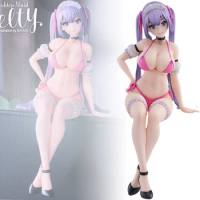 15CM Desktop Maid Melty-chan Sexy Girl AmiAmi Pink Charm Anime Action Figures PVC Hentai Collection Doll Model Toys Gifts