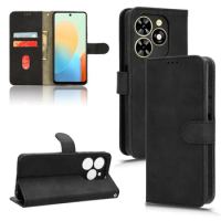 For Tecno Pop 8 Cover Wallet Full Protect Mobile Phone Case For Tecno Spark Go 2024 Case Skin Feel Flip Leather Funda
