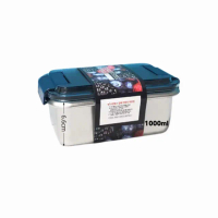 【小綠豆居家百貨】可微波316不鏽鋼保鮮盒-1000ML(316不銹鋼便當盒)