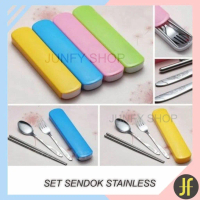 [TokoAyeng] Set Sendok Stainless Stell / Set Sendok Bekal Sekolah / Set Sendok Travel / Set Sendok M
