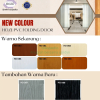 pintu lipat pvc poldingdoor HOZE tambahan warna baru