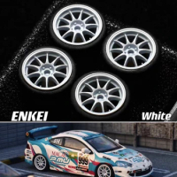 Chika Nabes Wheels Enkei ES or Brake 8.9mm 9.7mm 1/64 Modified Tire Wheel Rubber Tires for 1:64 Model Car