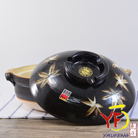 【堯峰陶瓷】日本製萬古燒9號楓葉砂鍋(4-5人適用) 現貨|免運|下單就送好禮