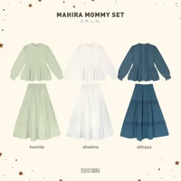 BOHOPANNA - RAYA COLLECTION - MAHIRA MOMMY SET - Setelan Baju Muslim - Gamis SIZE S KAMILA