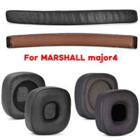 Replacement Memory Sponge Ear Pads Headband Cushion Muffs For Marshall Major 4 /Major IV Headphone Earpads Sleeves Head Beam