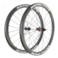 Serenade 1280g 35mm Carbon Wheelset Disc Brake DT240 700c Clincher Tubeless Rims Road Bicycle Carbon Wheels 12 Speed Wheel Set