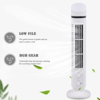 Light-Up Bladeless Fan For Desktop Lightweight Quiet Table Airs Cooler For Living Room Office