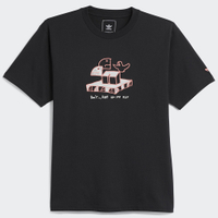 Adidas 男裝 短袖上衣 T恤 MARK GONZALES X SHMOO 滑板 小幽靈 棉 黑【運動世界】HC2193
