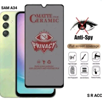 TG TEMPERED GALASS TG CARAMIC ANTI SPY SM A34 TG CARAMIC ANTI PRIVASI ANTI INTIP ANTI KEPO