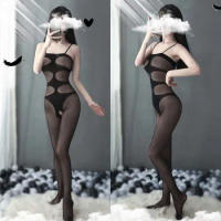 Open Crotch Sexy Lingerie Hot Women Porno Erotic Underwear Baby Doll Sex Costumes Catsuit Transparent Night Dresses Bodystocking