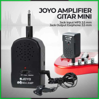 JOYO Amplifier Gitar Mini JA-01 dengan Output Suara 2W untuk Latihan Gitar Listrik & Bass Elektrik J