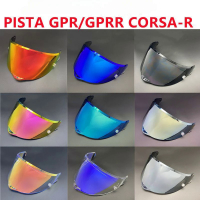 กระบังหน้าสำหรับเลนส์ AGV PISTA ตะปูเดี่ยว PISTA Gprgprr CORSA-R อุปกรณ์เสริมหมวกกันน็อคทั้งกลางวันและกลางคืน