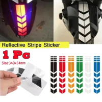 1Pc Reflective Stripe Sticker Car Motorcycle Electric Vehicles Wheel Tape Stickers Motorcycle Accessories