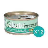 Kakato 吞拿魚、紫菜 貓罐頭狗罐頭 <此日期前最佳：2028.4> 70g x 12罐