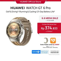【6.6】HUAWEI WATCH GT 6 Pro Smartwatch l Golf & Diving l Running & Cycling l 21-Day Battery Life | EC