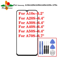 For Samsung Galaxy A10S A20S A30S A40S A50S A70S Front Touch screen Panel LCD Out Glass Cover Lens Replacement